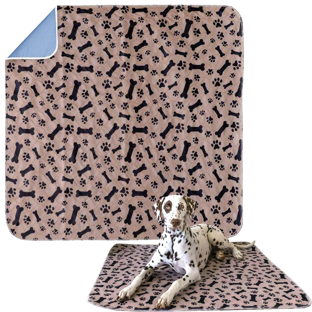 Coffee Accident Proof Dog Mat | Premium Reusable Puppy Pads - Dry Paws